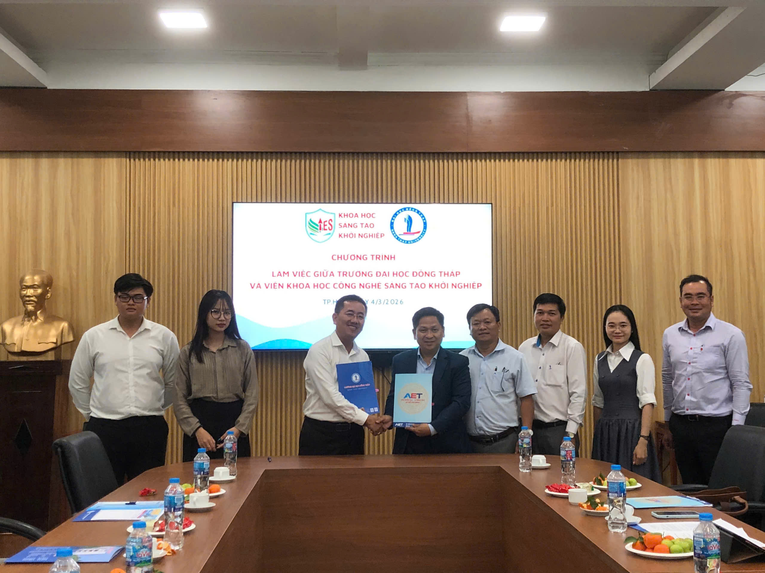 Lễ ký kết hợp tác cùng Trường Đại học Đồng Tháp